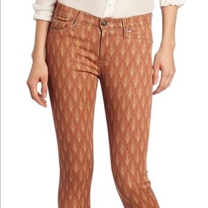 Hudson Nico Super Skinny Nouveau Art Deco Size 27